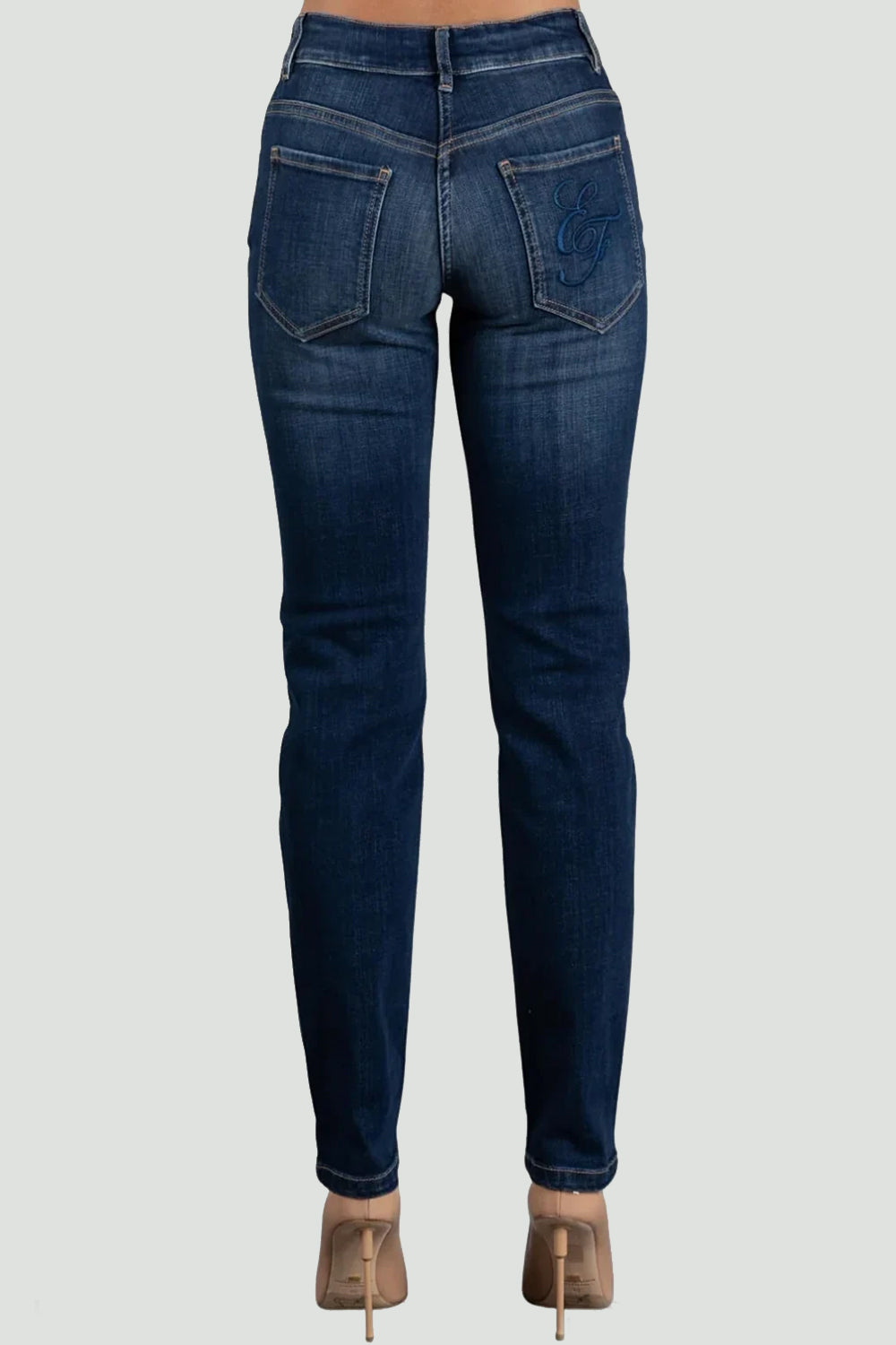 jeans gamba dritta PJ25N 66E2139 Elisabetta Franchi 