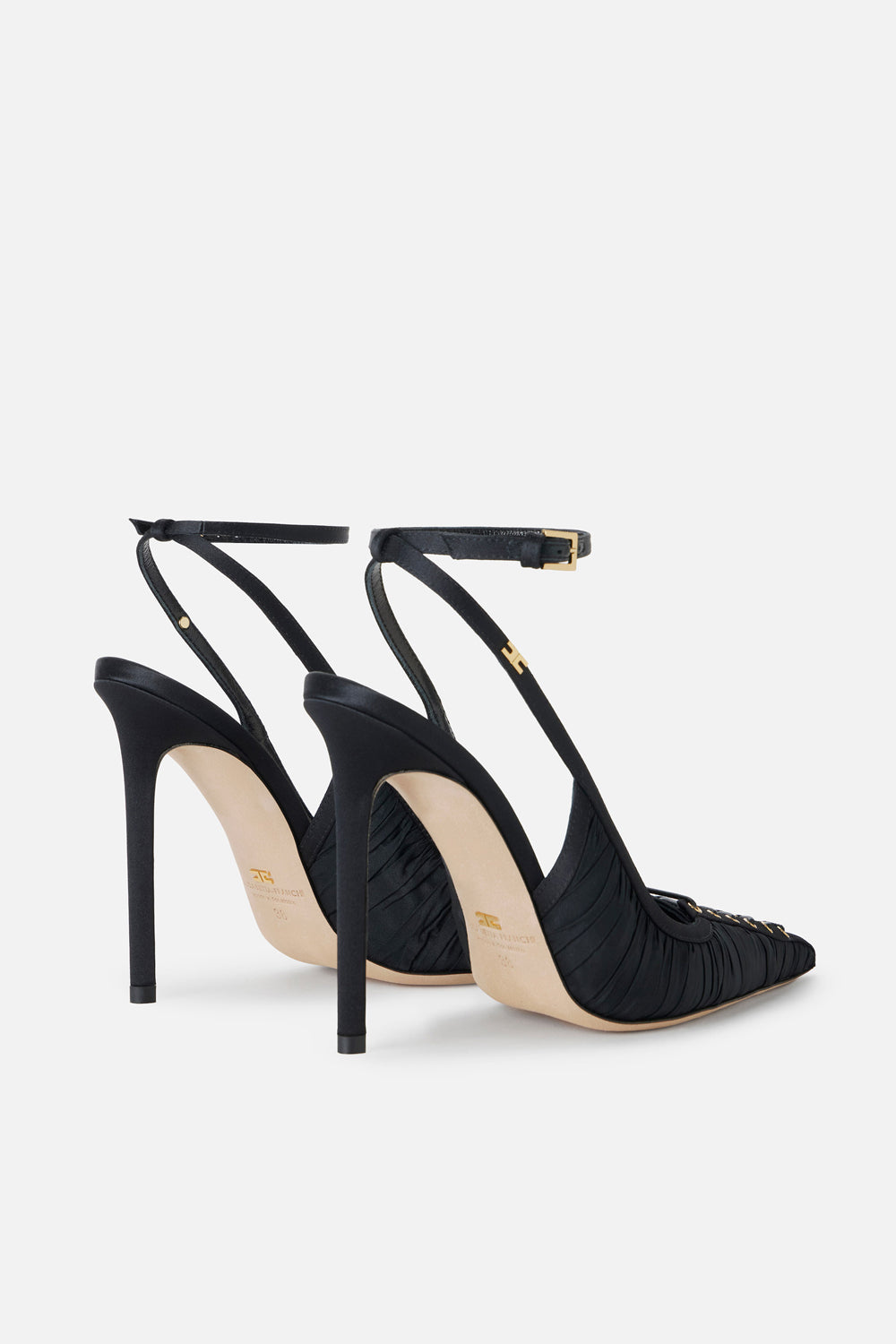 Sandalo in nappa criss-cross<BR/> SA46L 67E2110 Elisabetta Franchi 