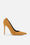 Décolleté in suede con dettaglio logo