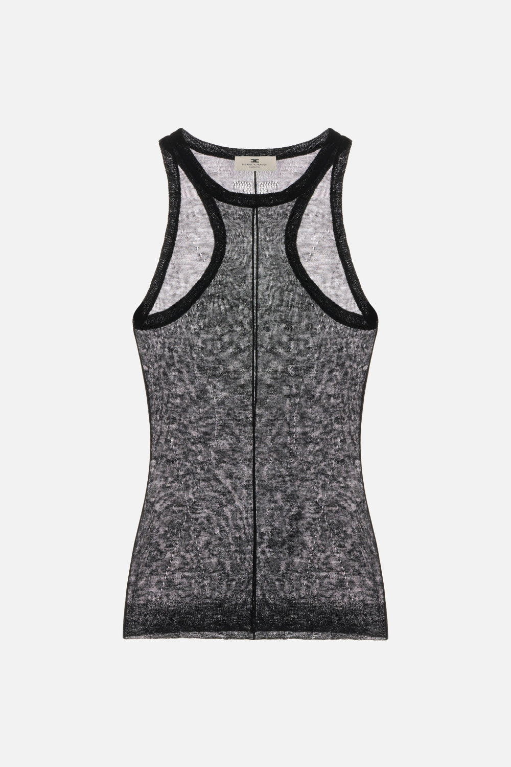 Top in lana con nervature TK05W 66E3110 Elisabetta Franchi 