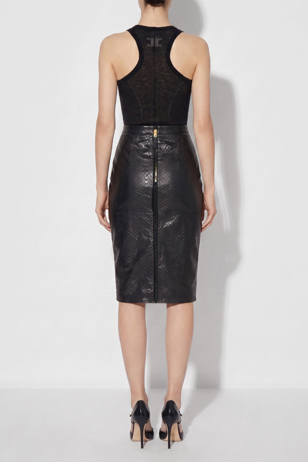 Top in lana con nervature TK05W 66E3110 Elisabetta Franchi 