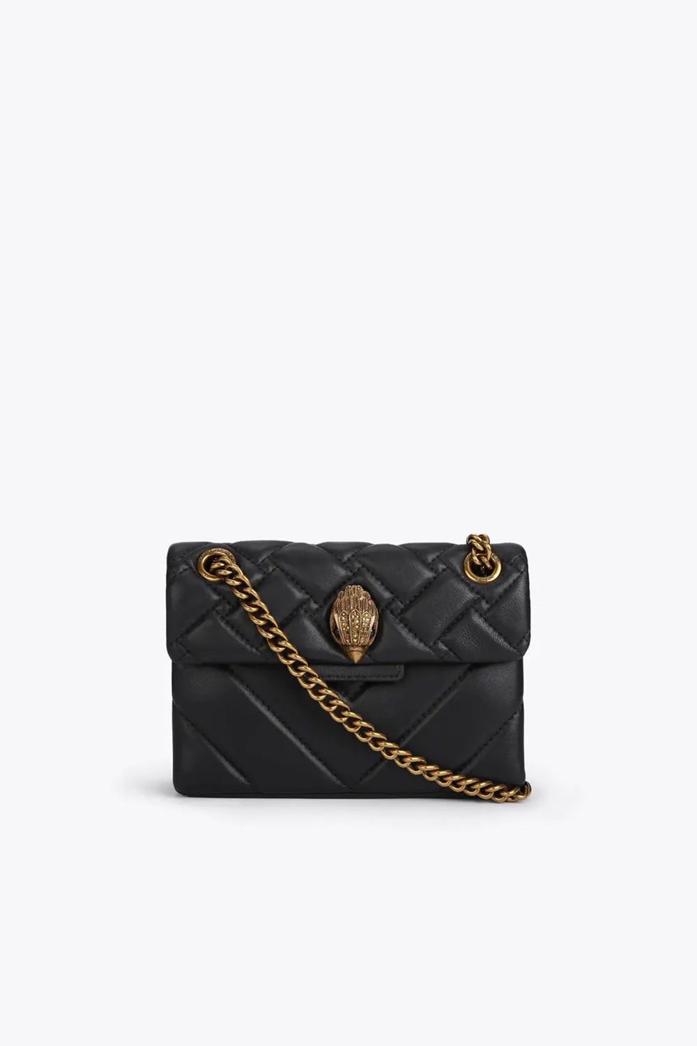 BORSA MINI KENSINGTON IN PELLE 1470805109 /BLACK COMB Kurt Geiger London 