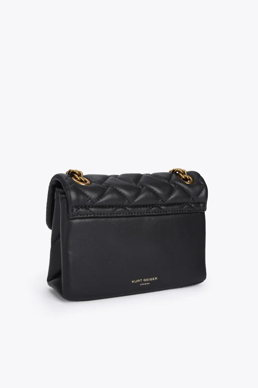 BORSA MINI KENSINGTON IN PELLE 1470805109 /BLACK COMB Kurt Geiger London 