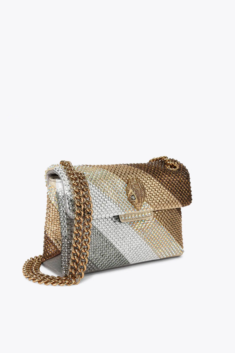 BORSA MINI CRYSTAL KENSINGTON 2051265609 /METAL COMB Kurt Geiger London 
