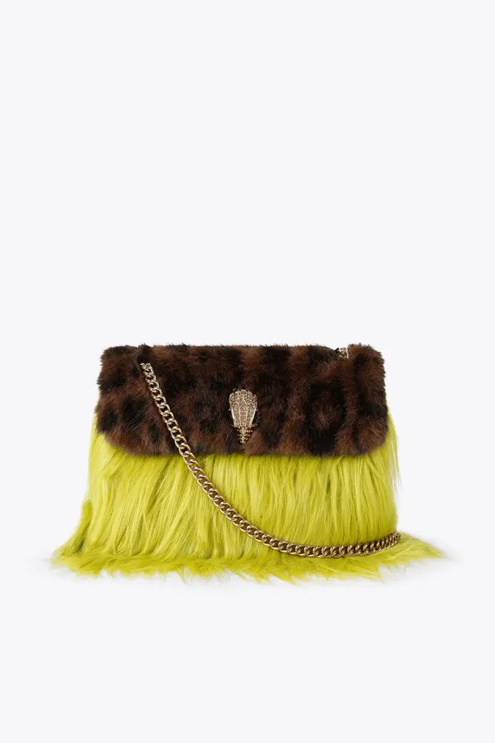 mini kensington faux fur bag 5019679999 /GREEN OTH Kurt Geiger London 