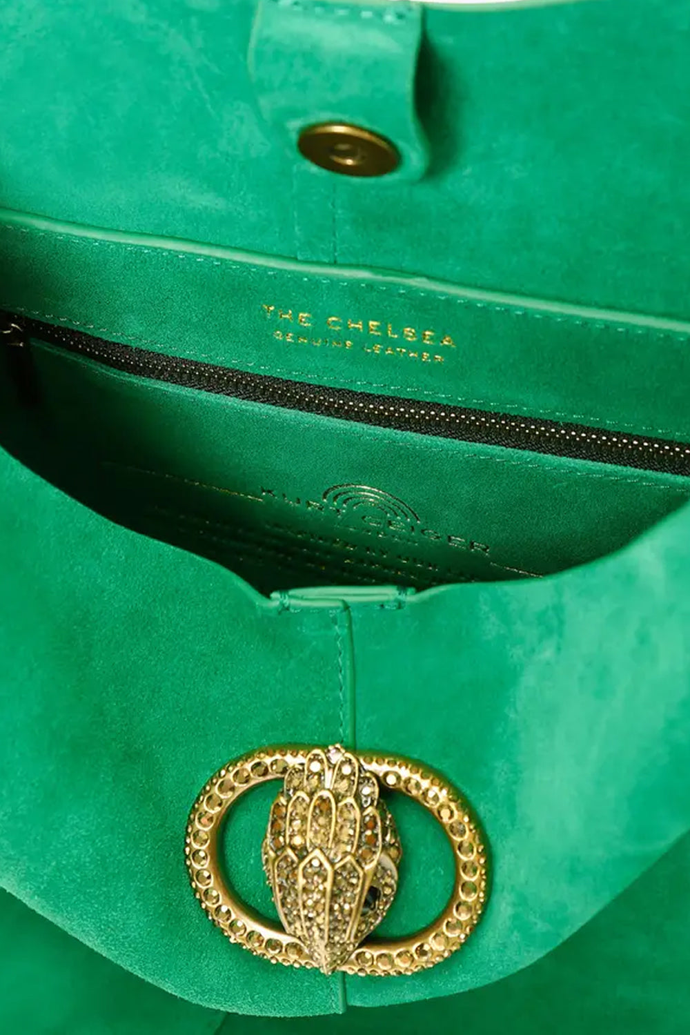 borsa hobo grande CHELSEA 5049770209 /GREEN Kurt Geiger London 