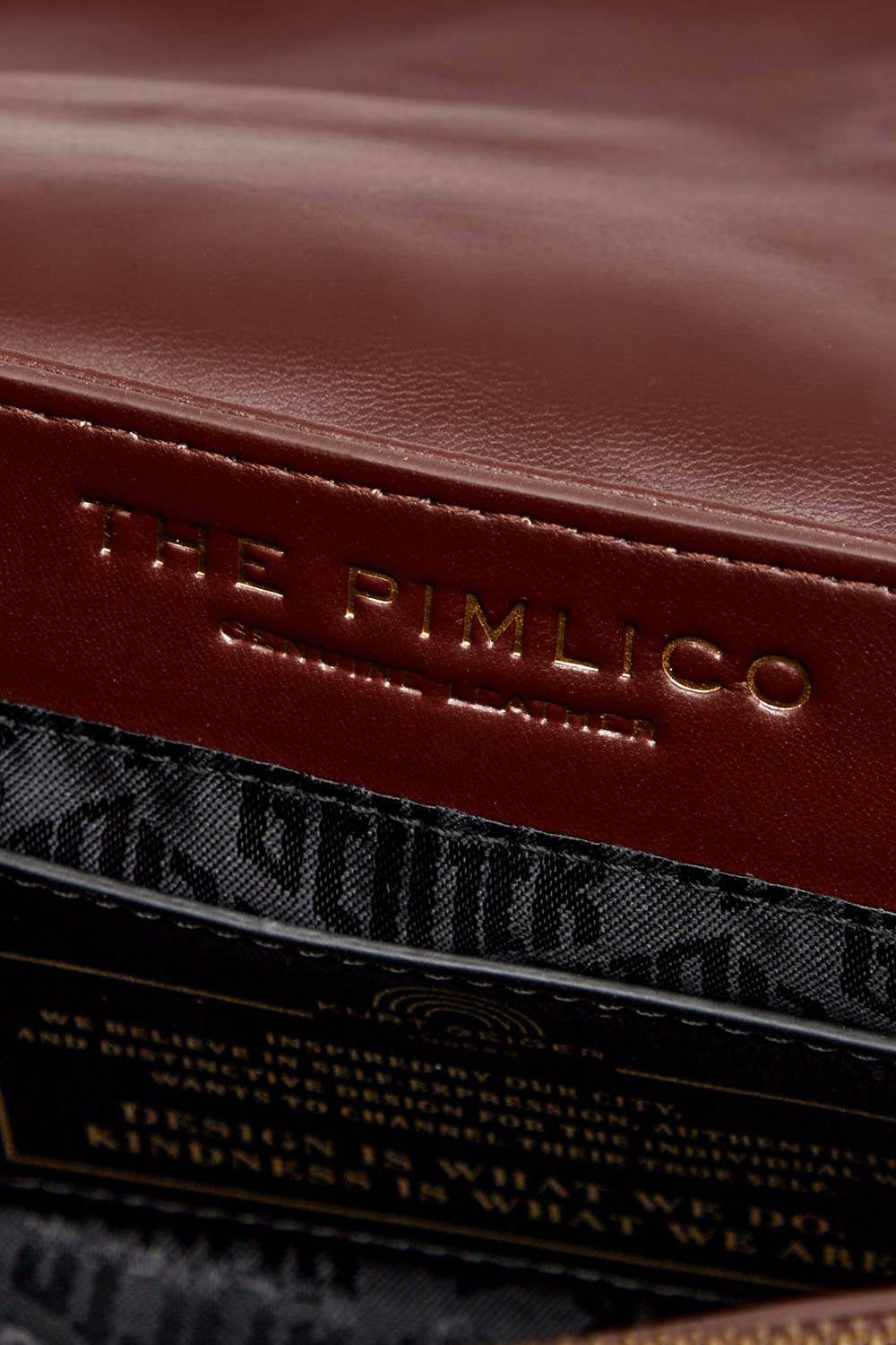 PIMLICO BAG lEATHER 5626854109 /WINE Kurt Geiger London 