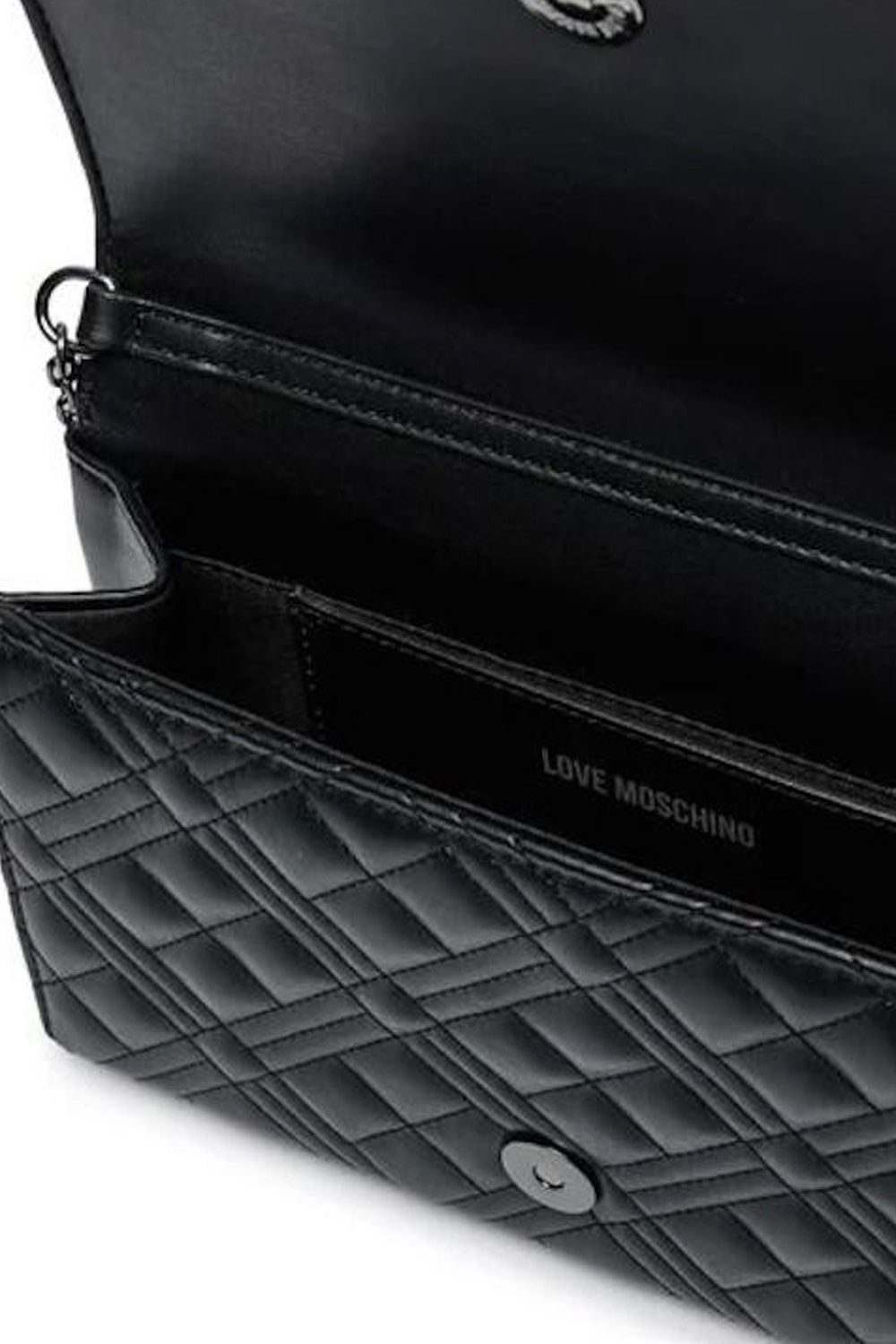 borsa trapuntata a tracolla con logo love moschino JC4079PP1P LA000B Love Moschino 