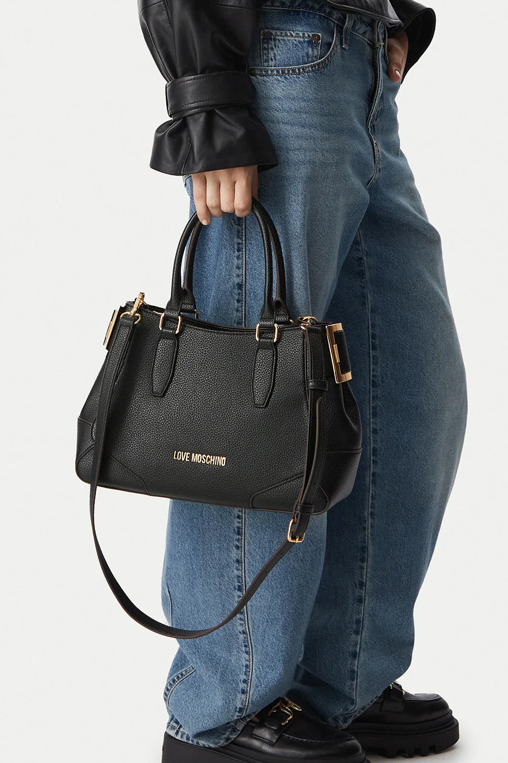 borsa due manici con tracolla love moschino JC4097PP1P LT1000 Love Moschino 
