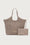borsa grande due manici love moschino