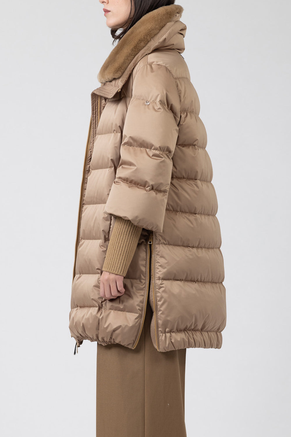piumino con pelliccia 5320 5514303 Martylò 