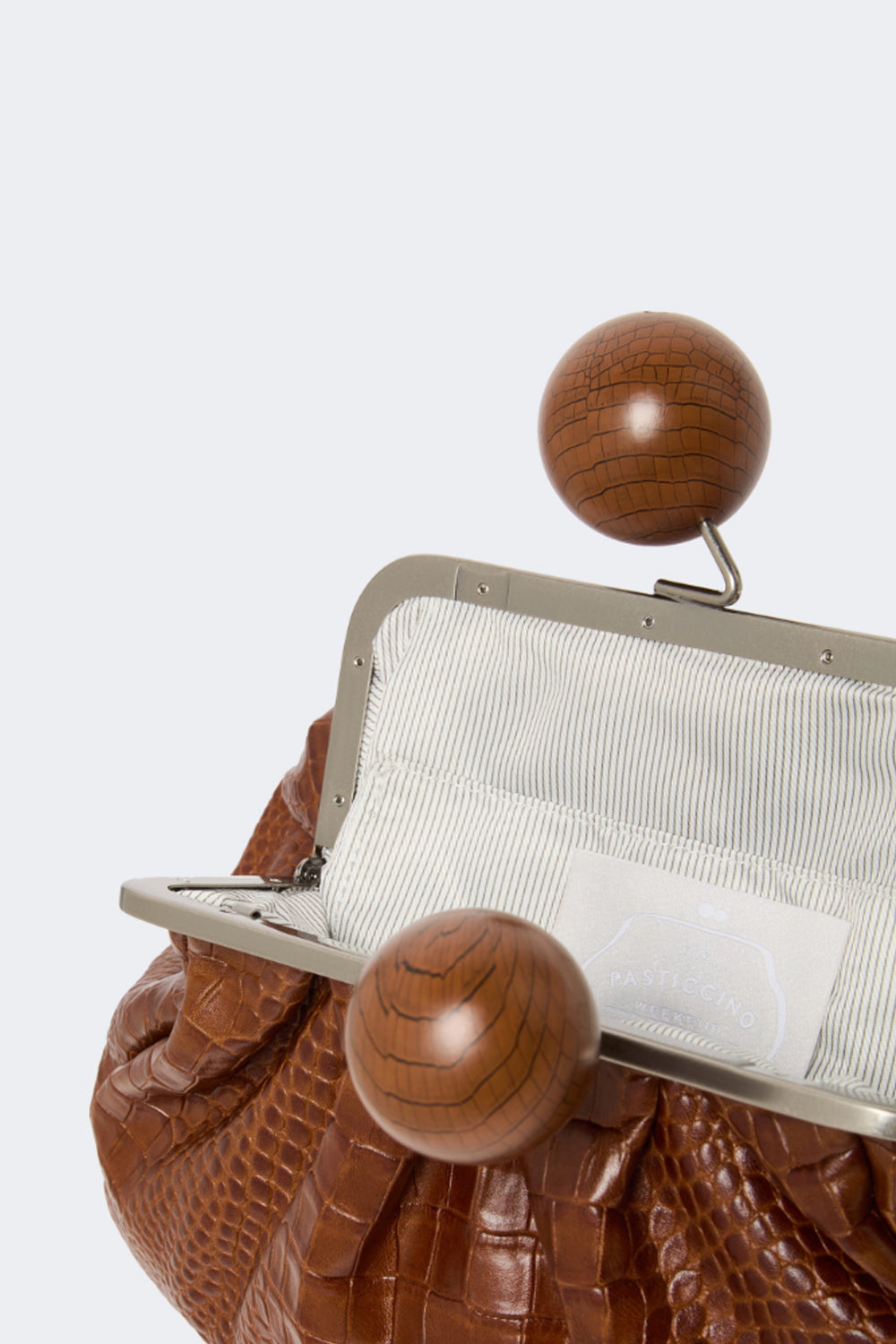 Pasticcino Bag medium in pelle con stampa cocco WKAALISSO 001ROSSO/MARRONE Max Mara Weekend 