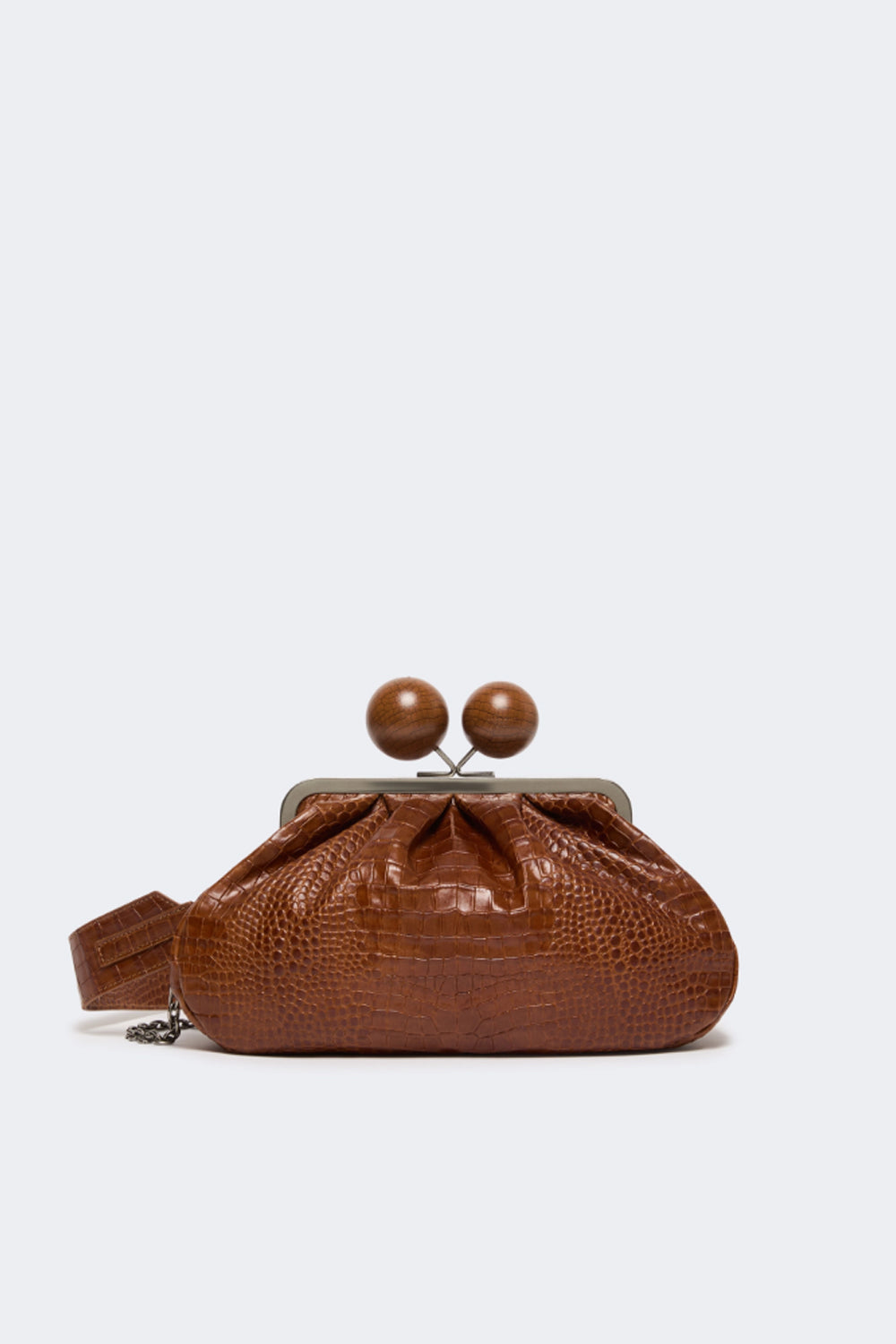 Pasticcino Bag medium in pelle con stampa cocco WKAALISSO 001ROSSO/MARRONE Max Mara Weekend 
