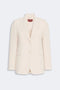 Blazer monopetto in cady LINZ 052NATURALE Max Mara Studio 