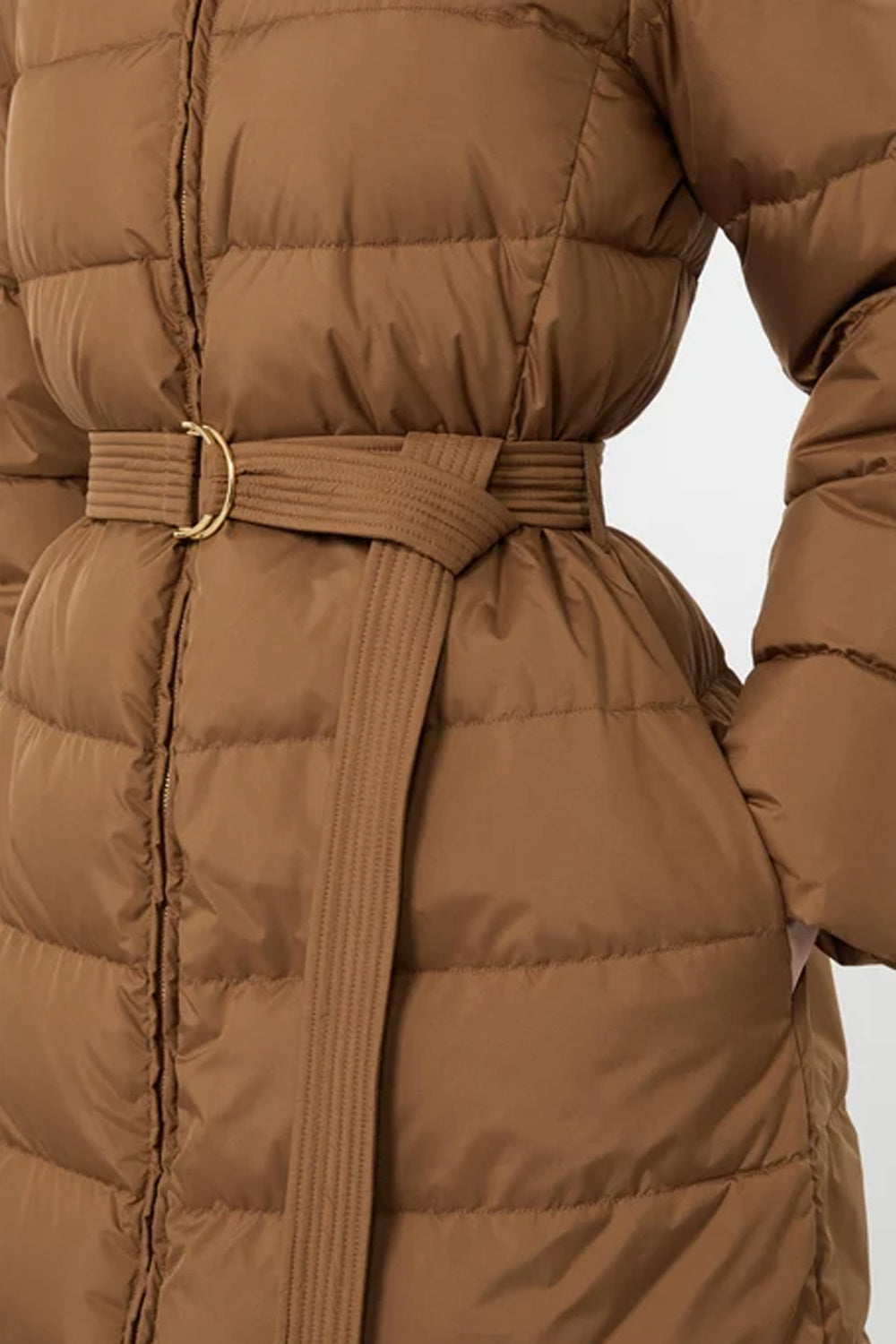 piumino lungo MSTCANNETI 003CUOIO Max Mara Studio 