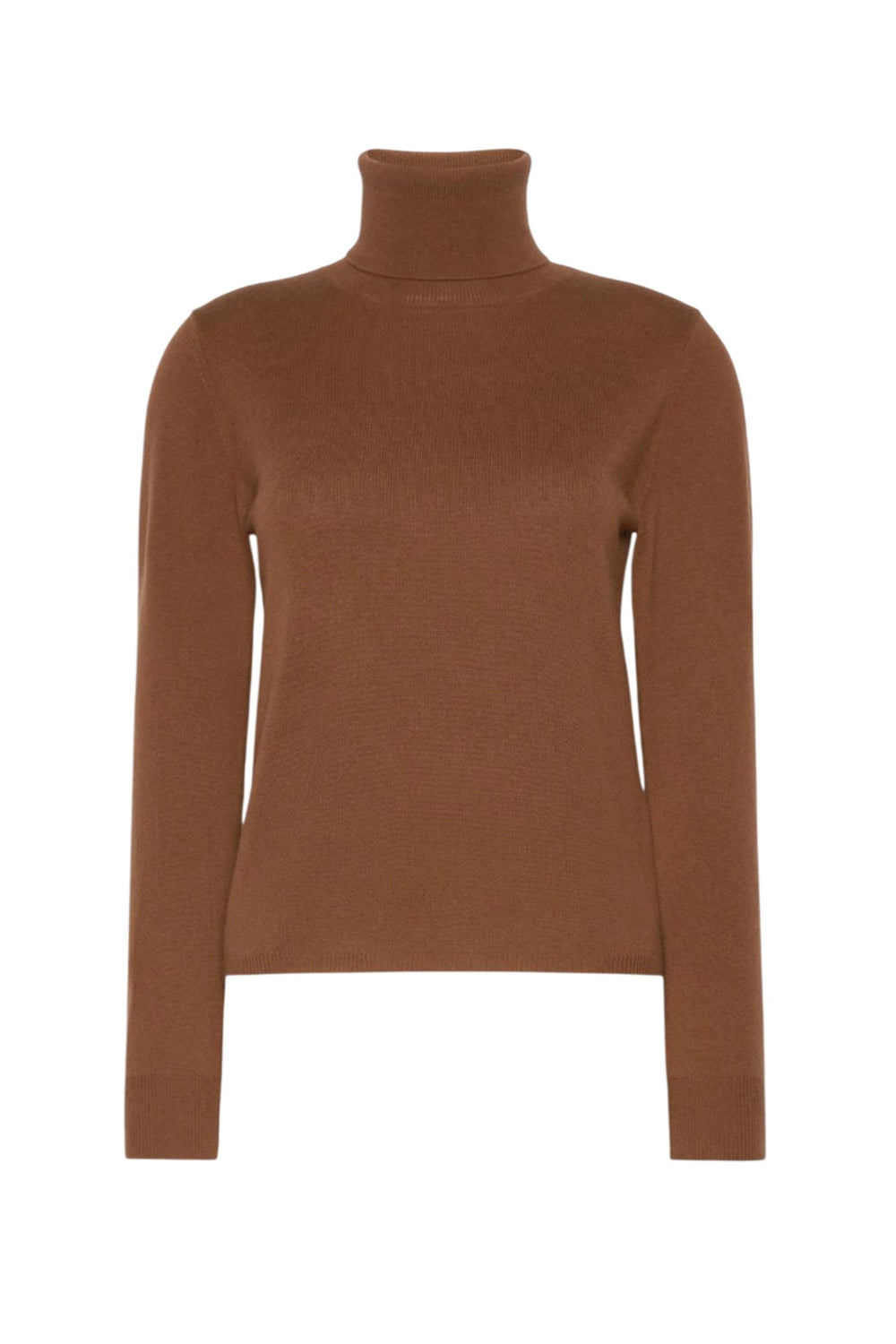 Maglia dolcevita in filato di lana e cachemire MSTEDUCATA 006CUOIO Max Mara Studio 