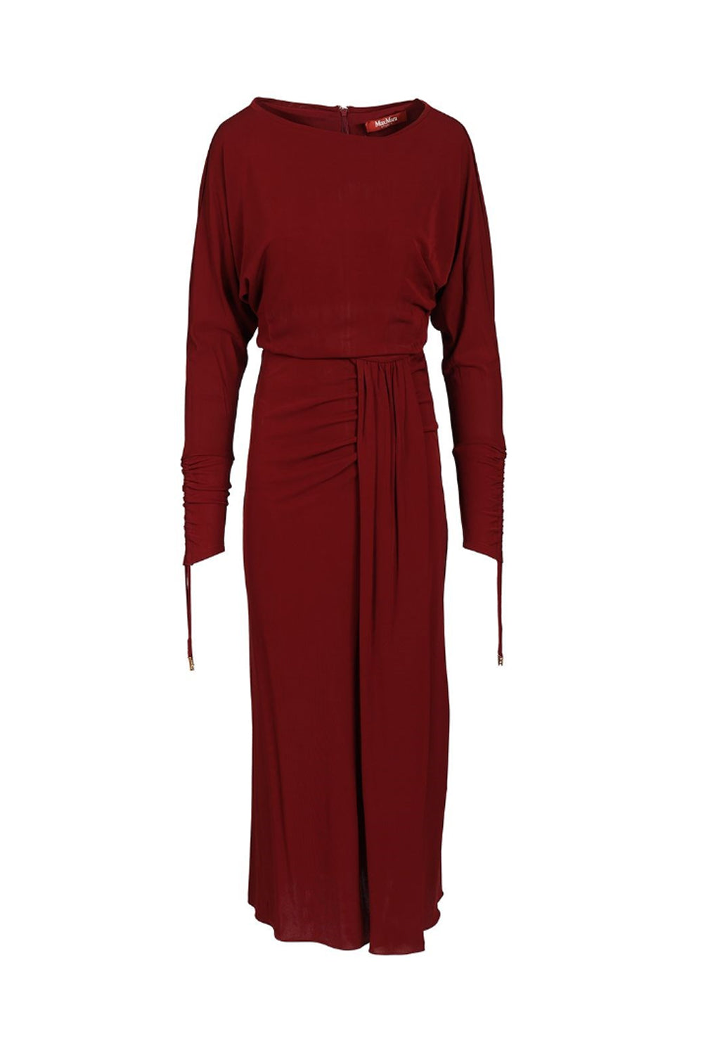 Abito in viscosa Max Mara Studio MSTGOCCE 002RUBINO Max Mara Studio 