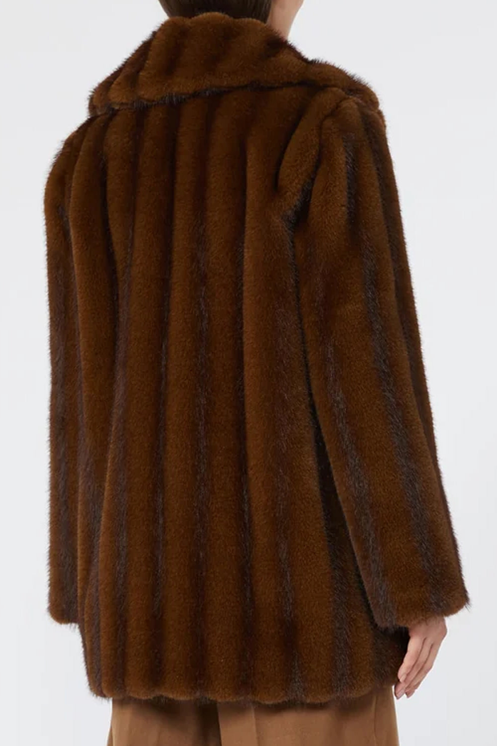 Cappotto dalla texture soffice - Visone MSTNEO 001NOCCIOLA Max Mara Studio 