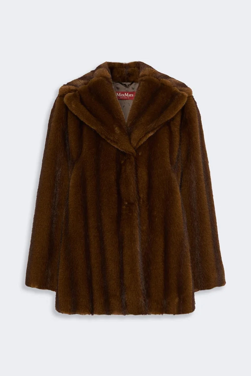 Cappotto dalla texture soffice - Visone MSTNEO 001NOCCIOLA Max Mara Studio 