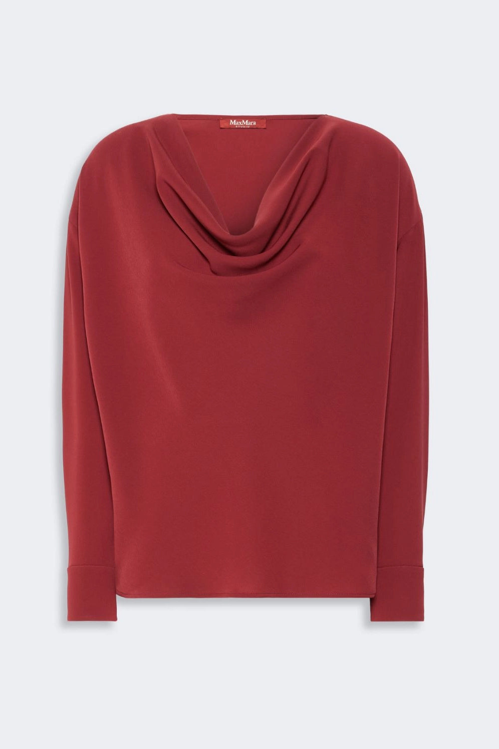 Blusa in cady tecnico leggero MSTOTTIMO 083RUBINO Max Mara Studio 
