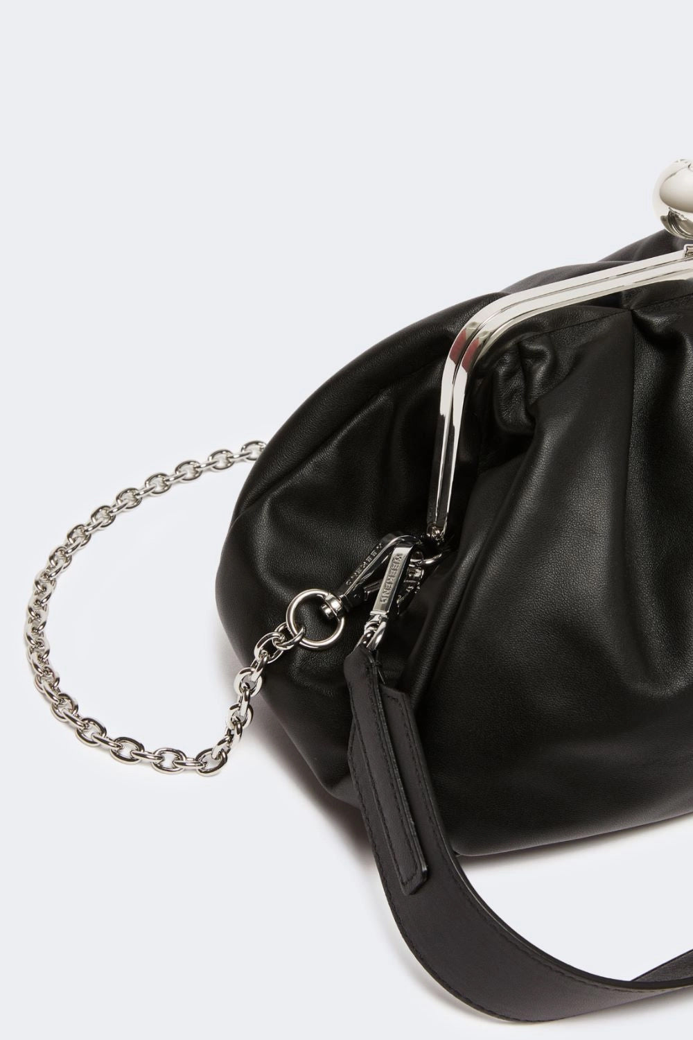 Pasticcino Bag Medium in montone CUBICO 007NERO Max Mara Weekend 