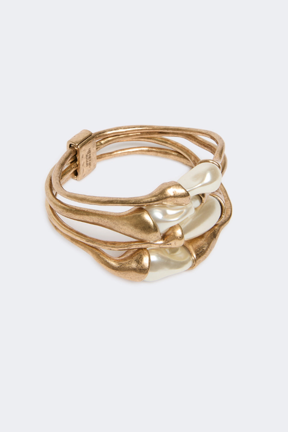 Bracciale in metallo con perle WKALINCE 001ORO Max Mara Weekend 