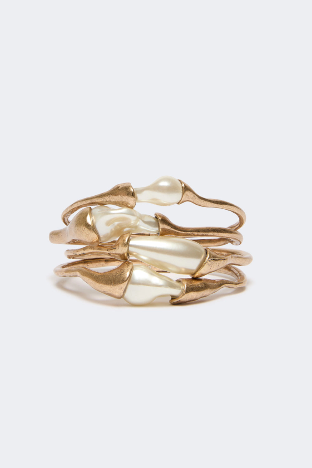 Bracciale in metallo con perle WKALINCE 001ORO Max Mara Weekend 