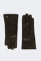 Guanti corti in nappa WKASENAPESHORT 001NERO Max Mara Weekend 