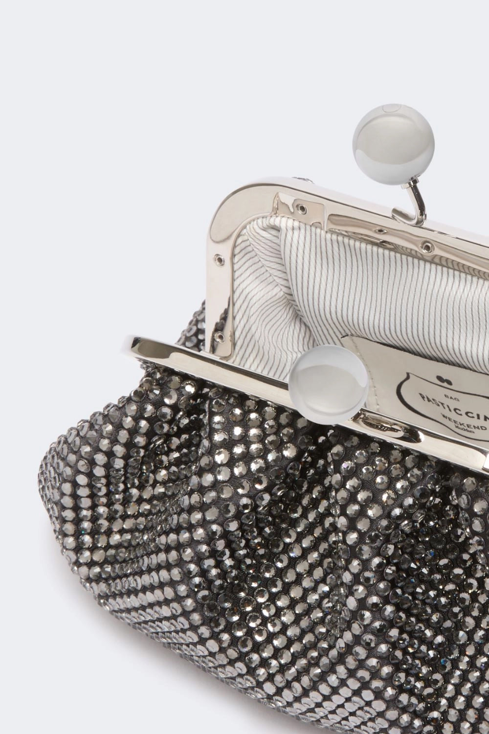 Pasticcino Bag extra small con strass WKAVINO 001NERO Max Mara Weekend 