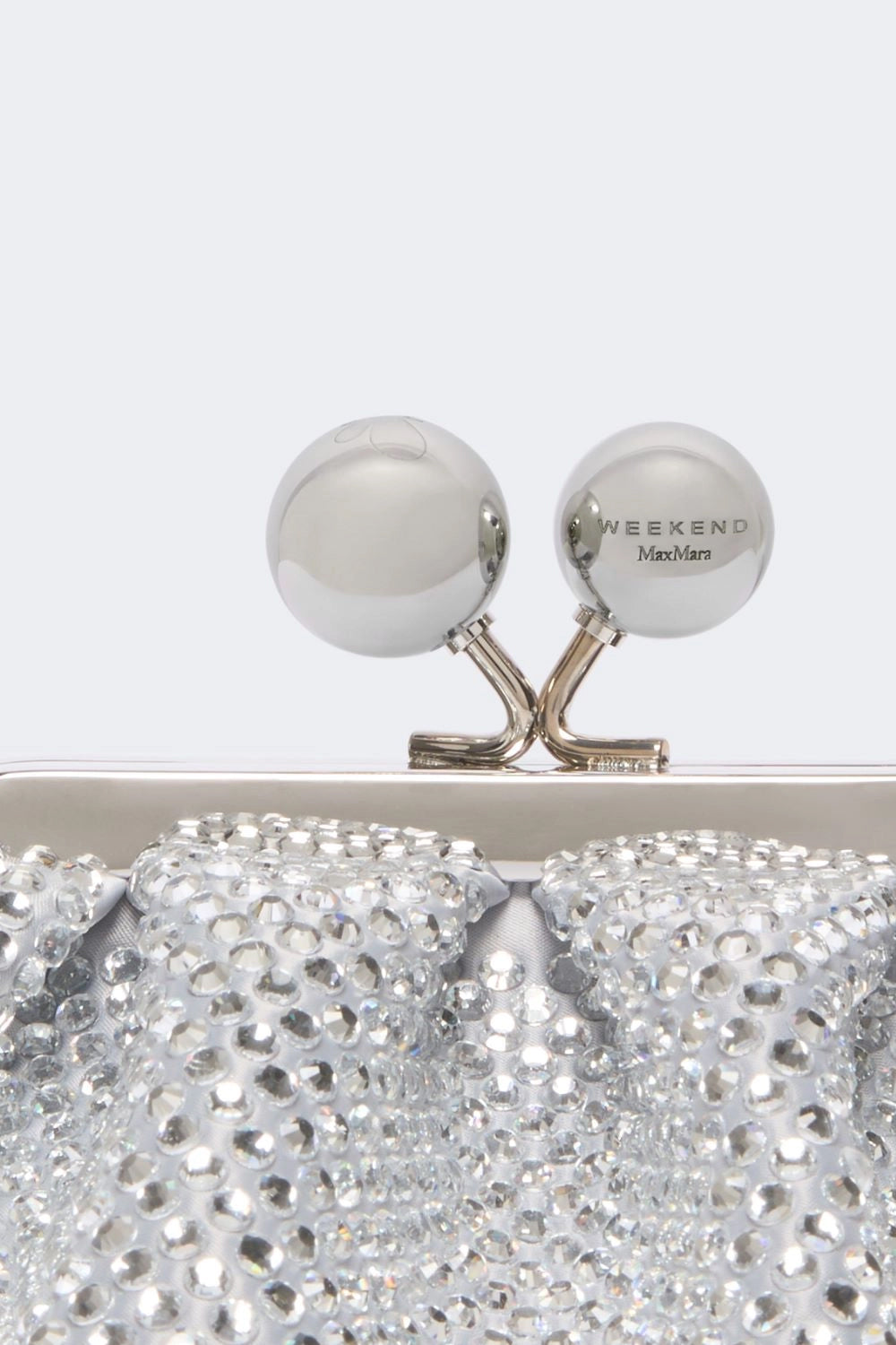 Pasticcino Bag extra small con strass WKAVINO 002BIANCO Max Mara Weekend 