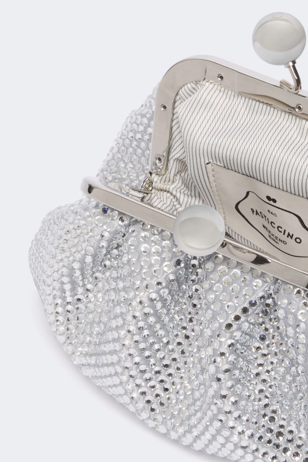 Pasticcino Bag extra small con strass WKAVINO 002BIANCO Max Mara Weekend 