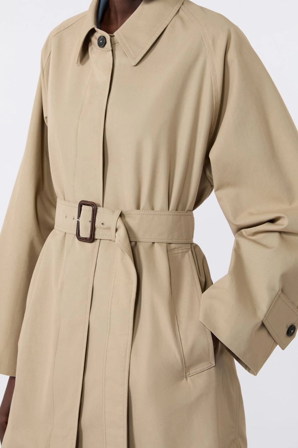Trench in gabardina antigoccia WKDANGUS 001BEIGE Max Mara Weekend 