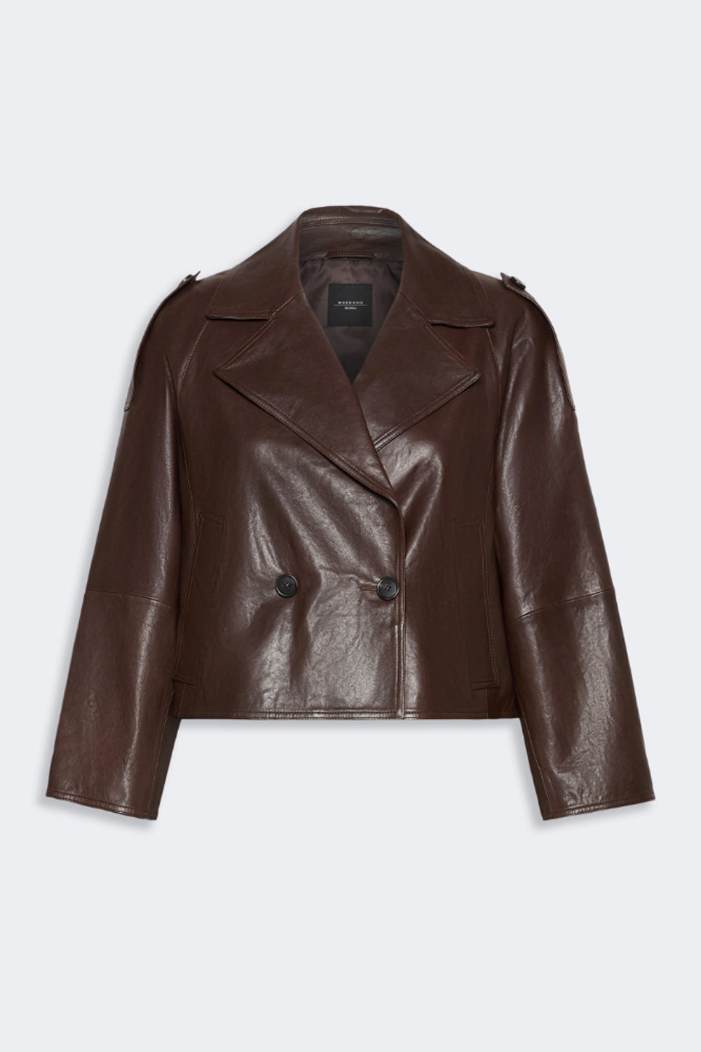 Caban in nappa WKDFELINO 002CIOCCOLATO Max Mara Weekend 