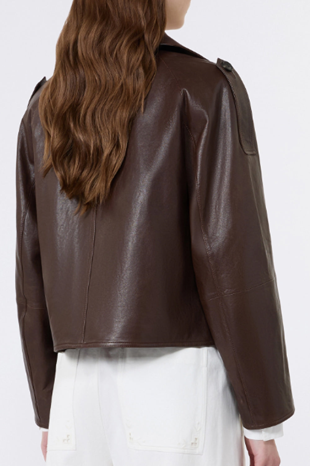 Caban in nappa WKDFELINO 002CIOCCOLATO Max Mara Weekend 