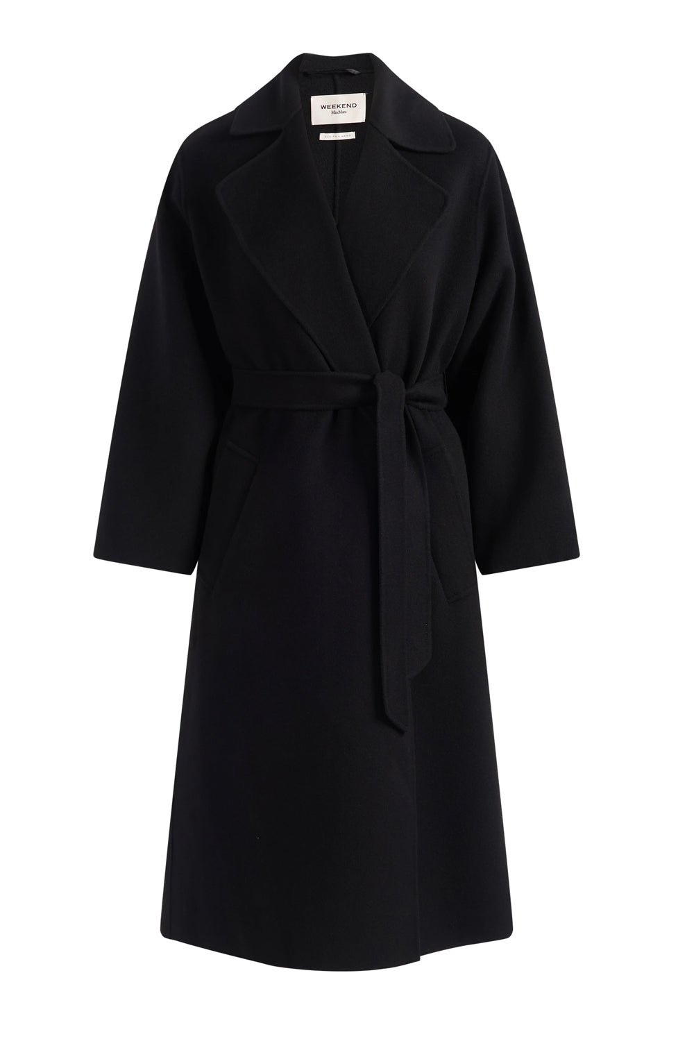 Cappotto lungo in lana WKDOPEROSO 005NERO Max Mara Weekend 