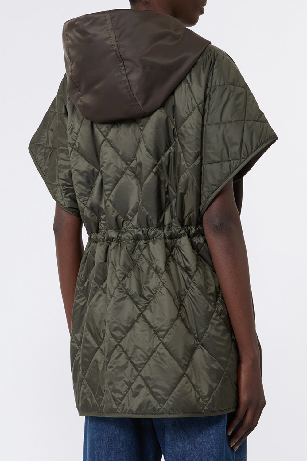 Gilet imbottito in twill antigoccia WKDORIGANO 006FANGO Max Mara Weekend 