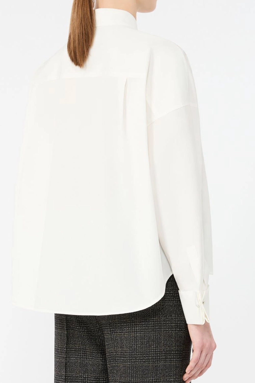 Camicia in popeline di cotone WKDOVATTA 001BIANCO Max Mara Weekend 
