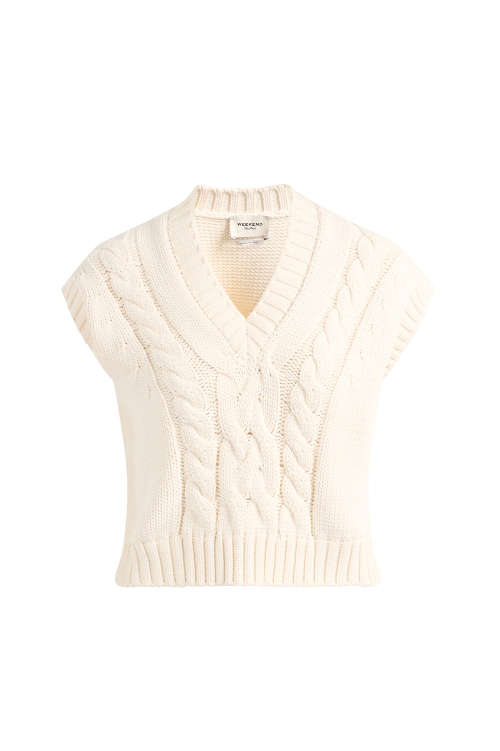 gilet in cotone WKDPASCIA 001ECRU Max Mara Weekend 
