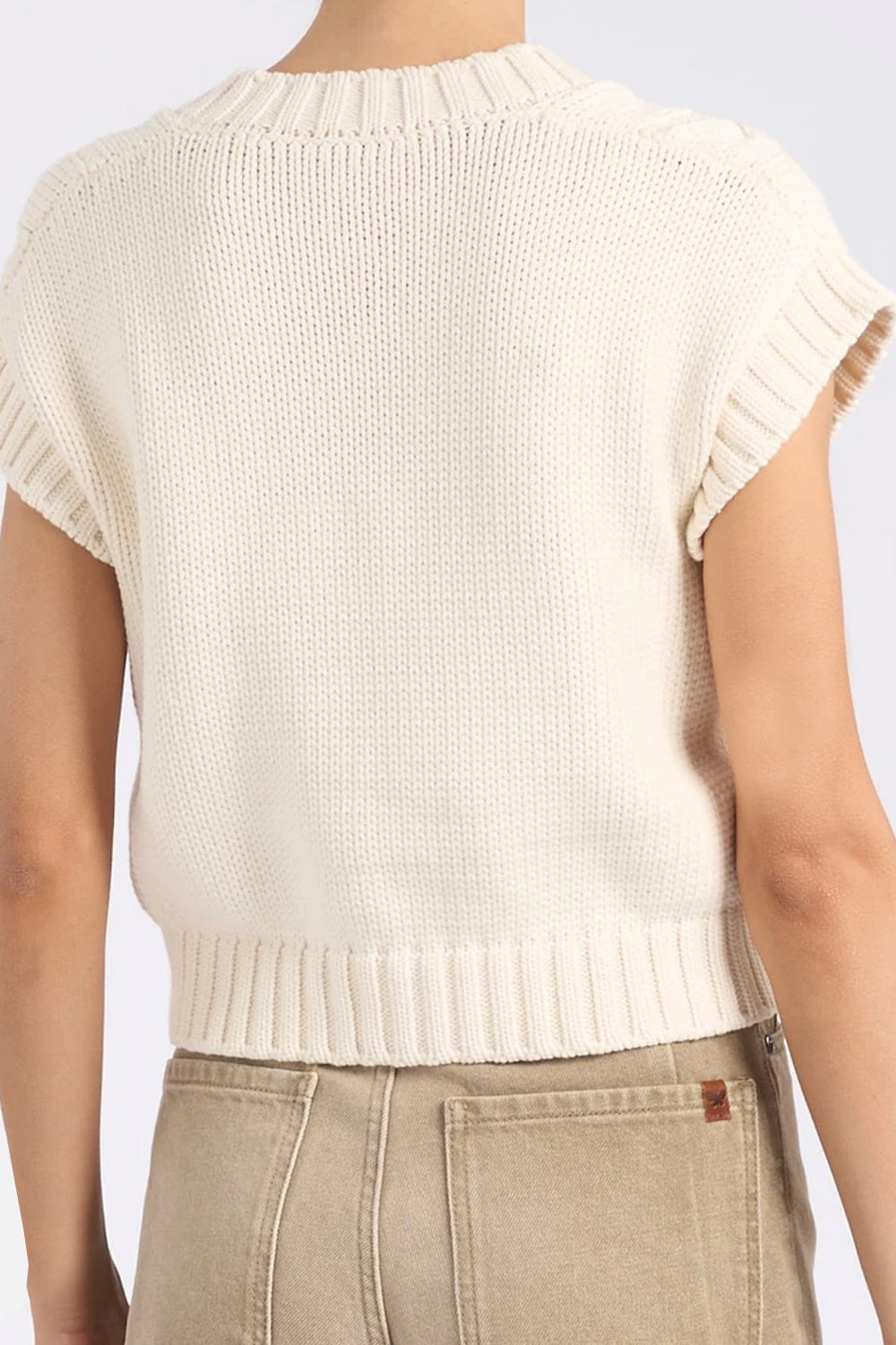 gilet in cotone WKDPASCIA 001ECRU Max Mara Weekend 