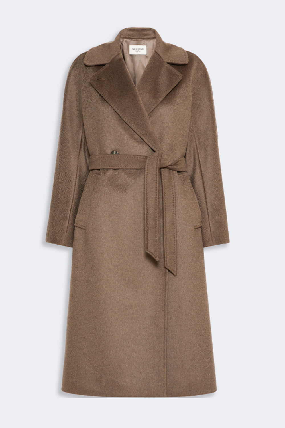 Cappotto doppiopetto in lana WKDRESINA 014MARRON GLACE Max Mara Weekend 