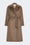 Cappotto doppiopetto in lana