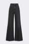 Jeans palazzo in denim di cotone WKDSPORT 019NERO Max Mara Weekend 