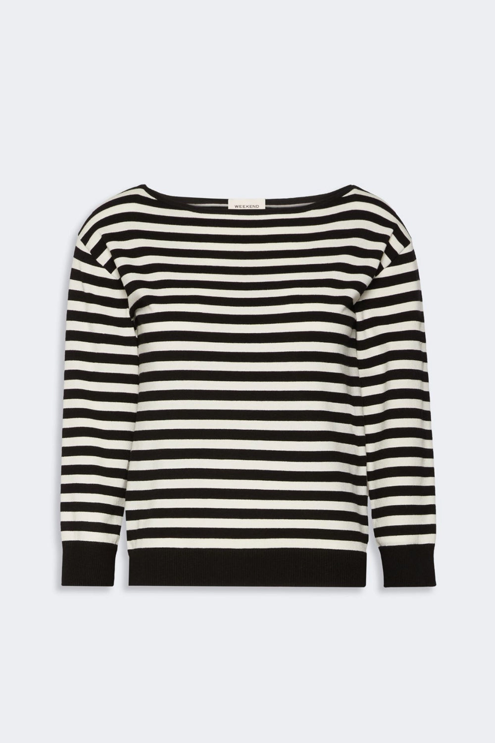 Maglia in filato rasato di viscosa WKDSTECCA 019NERO Max Mara Weekend 