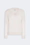 Maglia a V in lana, seta e cachemire WKDTALAMO 002SABBIA Max Mara Weekend 