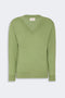 Maglia a V in lana, seta e cachemire WKDTALAMO 004VERDE Max Mara Weekend 