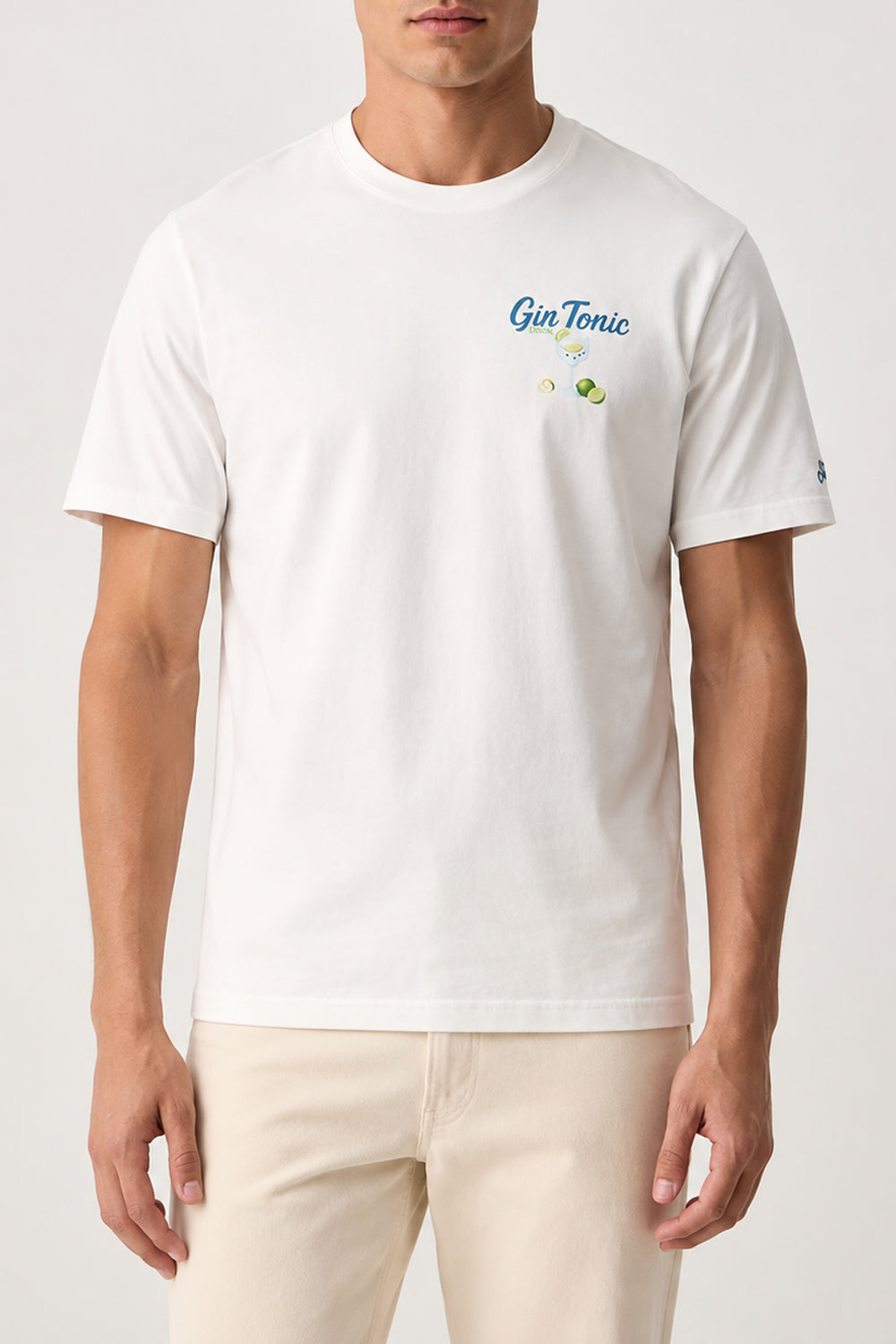 t-shirt arnott con stampa ARN0001 /00258M Mc2 Saint Barth 