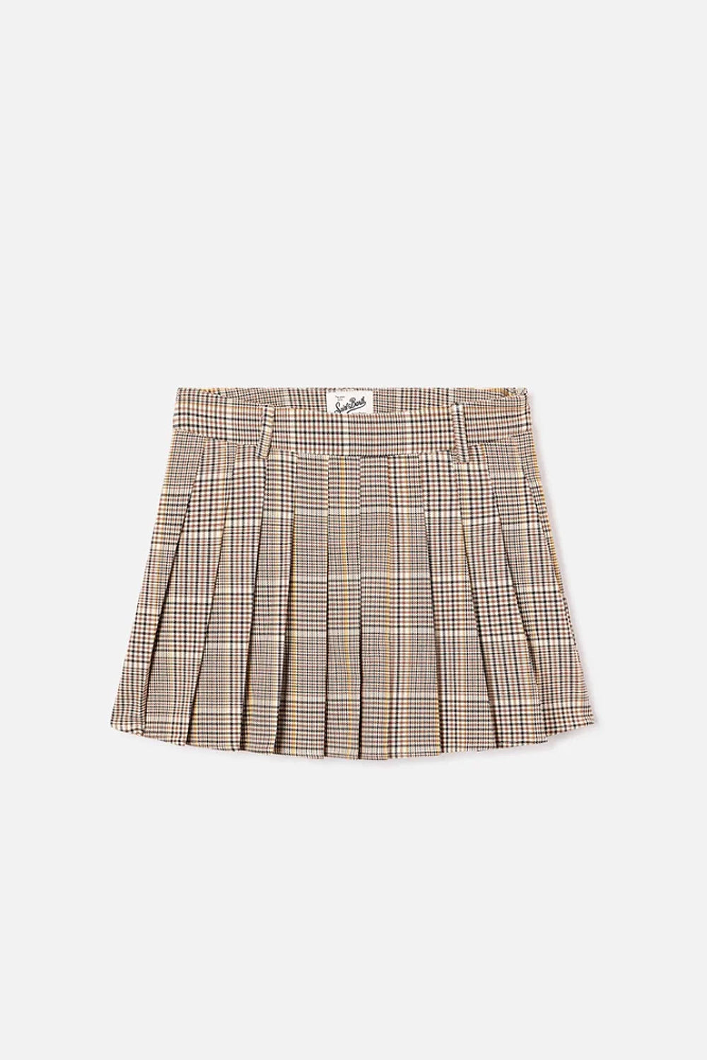 Minigonna Blay in flanella con motivo tartan BLY0001 /00075M Mc2 Saint Barth 