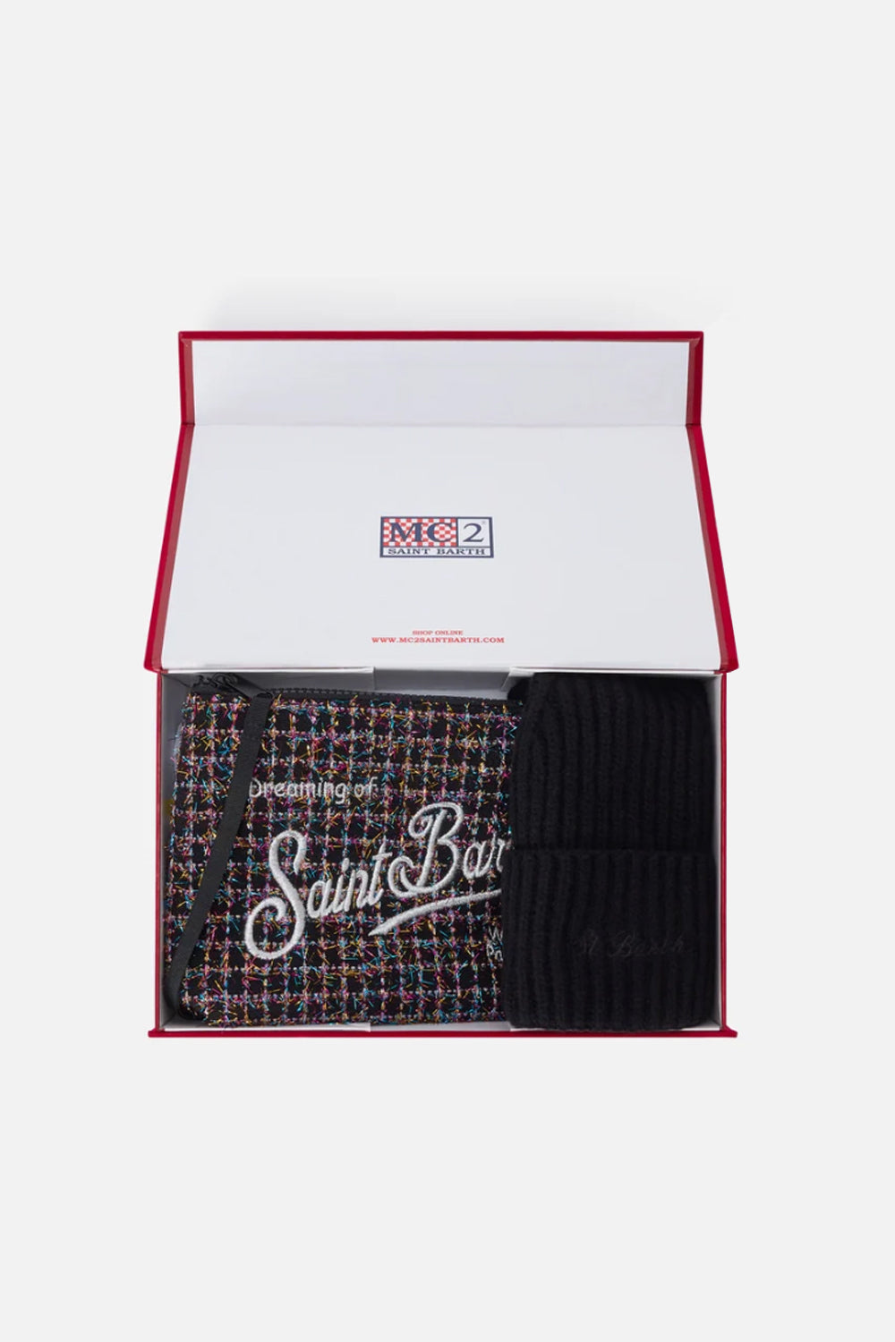 box regalo berretto +  pochette BOX0048 /04510M Mc2 Saint Barth 