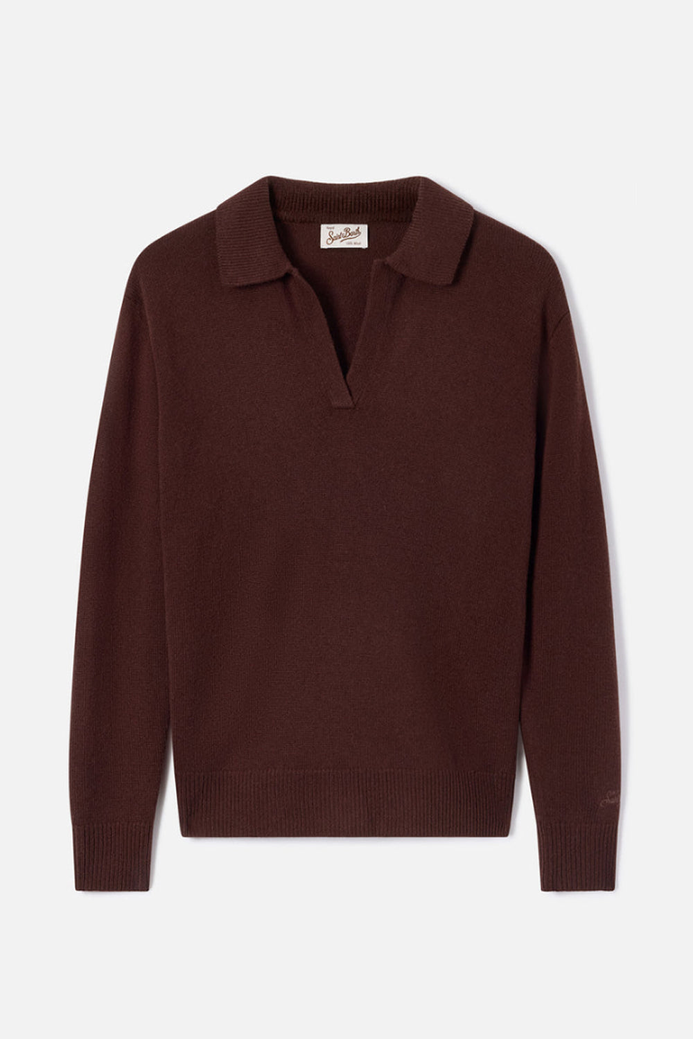 Maglia Eze in lana con collo polo EZE0003 /00040M Mc2 Saint Barth 
