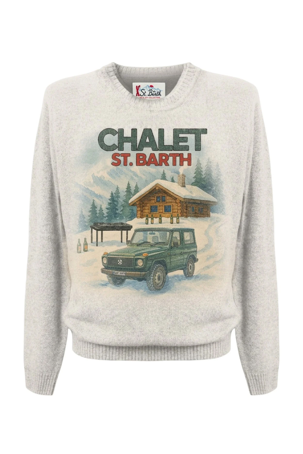 Maglione girocollo Heron in Lana Saint Barth HER0022 /00337M Mc2 Saint Barth 
